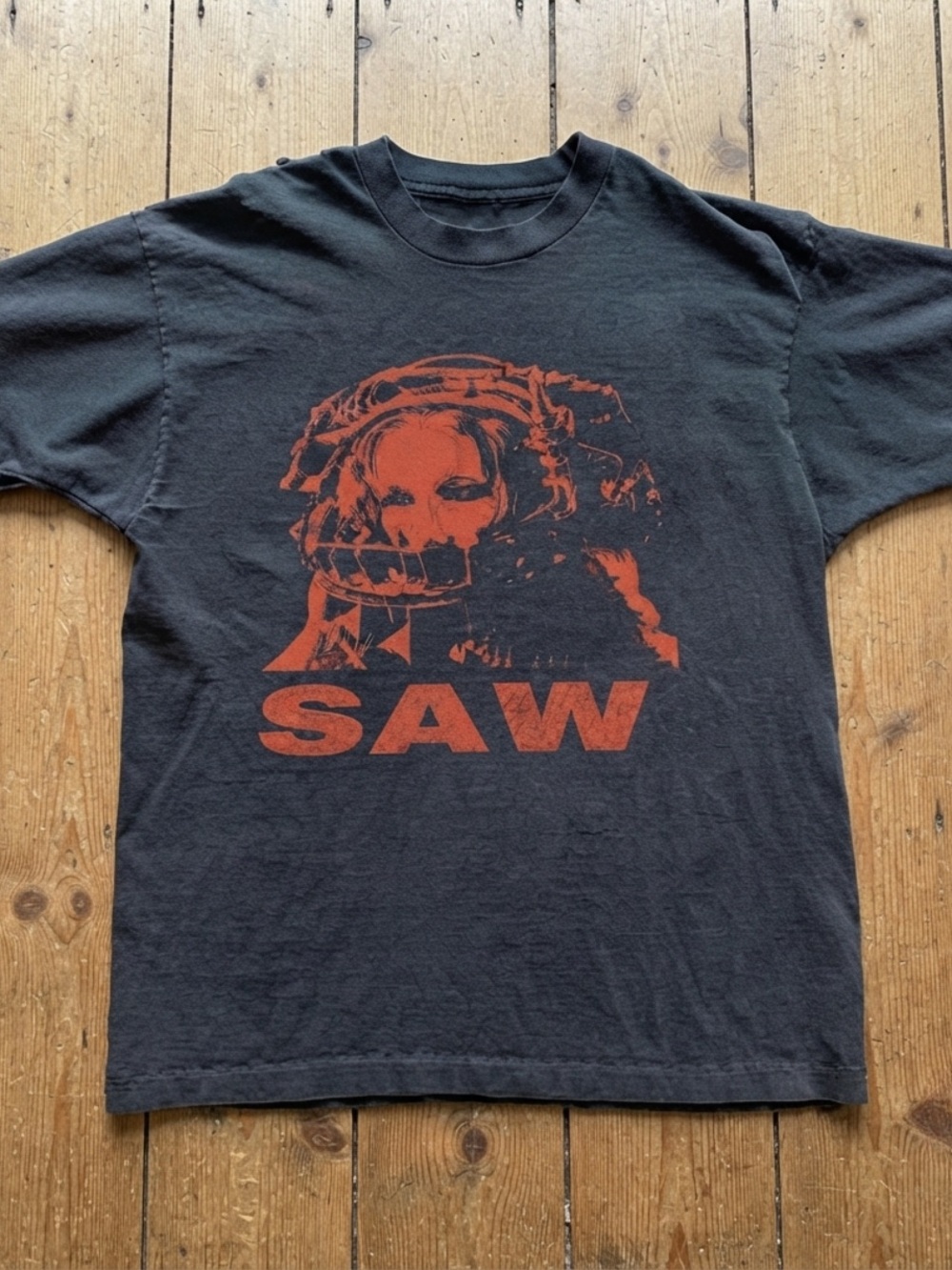 Gildan Black SAW Graphic Tee with Red Print